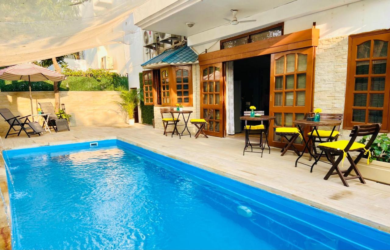 Roshani Pool Villa Gurgaon - 7Br #Privatepool #Villa #Bungalow #Garden #Staycation エクステリア 写真