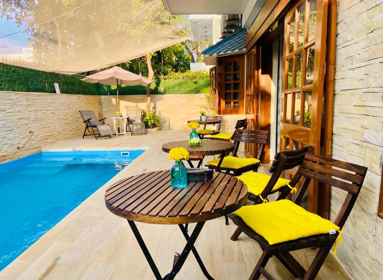 Roshani Pool Villa Gurgaon - 7Br #Privatepool #Villa #Bungalow #Garden #Staycation エクステリア 写真